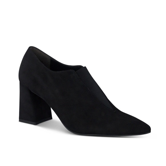 NIB. Paul Green Stacia Black Suede Ankle Bootie Size 6.5,7 - Picture 3 of 13